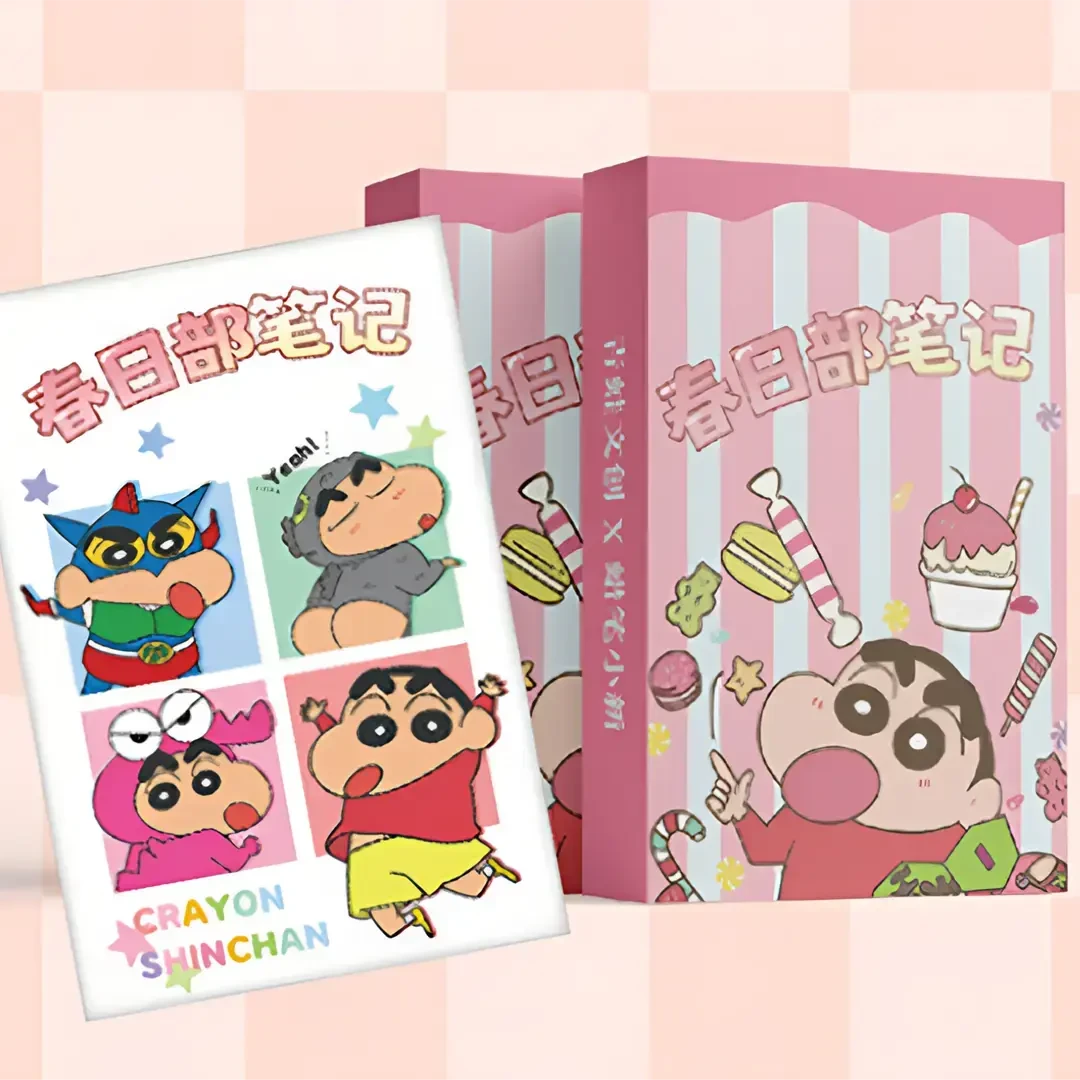 PP【强娶】A5大卡 蜡笔小新春日部笔记青蛙文创卡牌盲盒　默认代拆