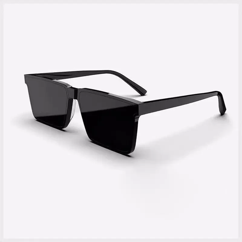 墨镜潮高级感ins韩版方框大脸眼镜开车男士专用偏光痞帅太阳眼镜