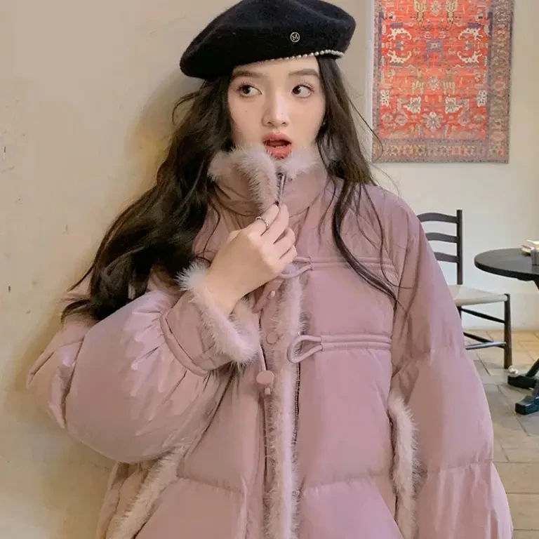 （芬兰下雪天）立领90白鸭绒冬季小个子加厚保暖外套女