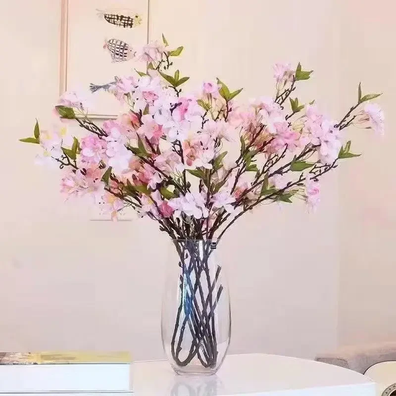 新年装饰年宵花干枝红梅冬季水养水培植物开花带花苞红枝耐寒好养