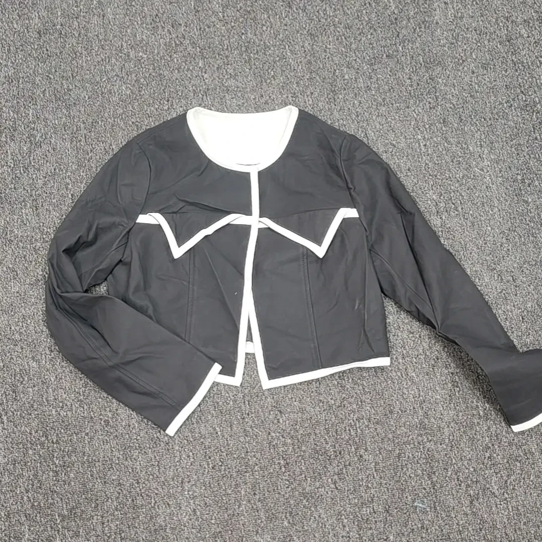 清风酷女郎广州韩版短款小香风外套