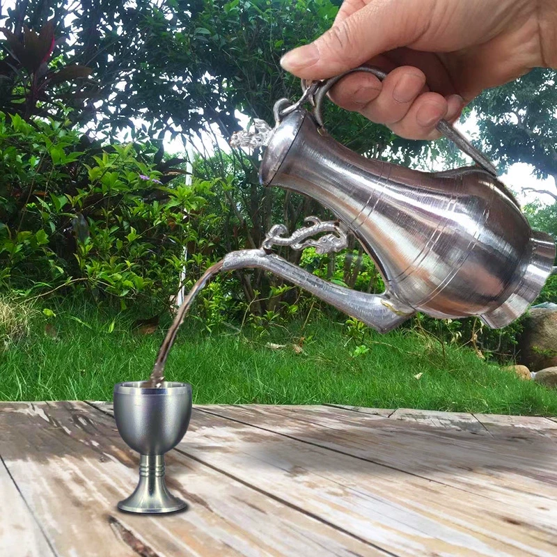 复古酒壶结婚酒店大容量酒器婚庆户外拜佛锡壶纯手工老式古风酒壶