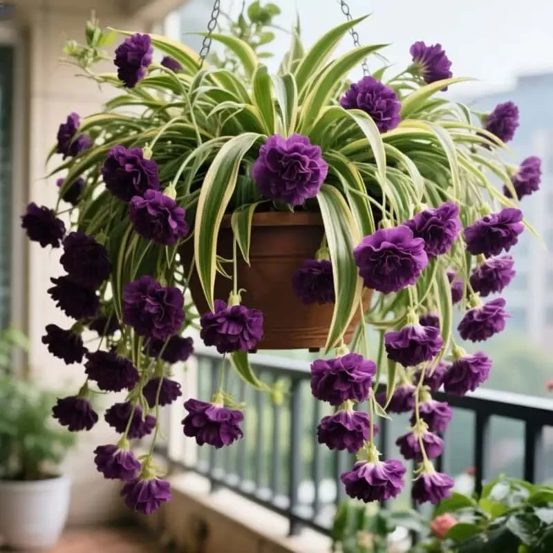 【四季开花】金心金边大花吊兰驱蚊四季开花大花浓香型花卉盆栽好养