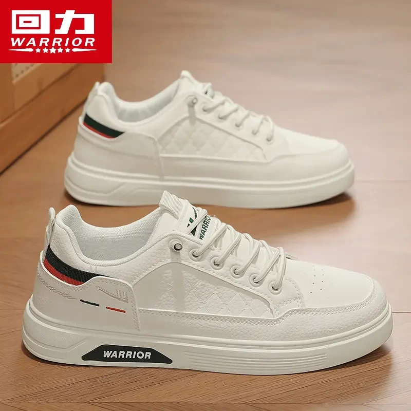 回力男鞋2025新款秋季小白鞋子男款运动休闲鞋百搭一脚蹬皮面板鞋
