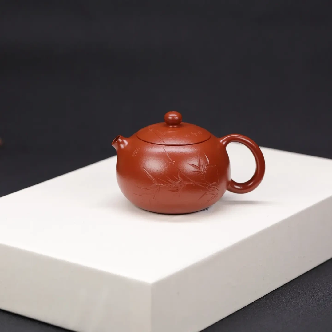掌上明珠 | 把玩款紫砂壶原矿朱泥   容量170cc
