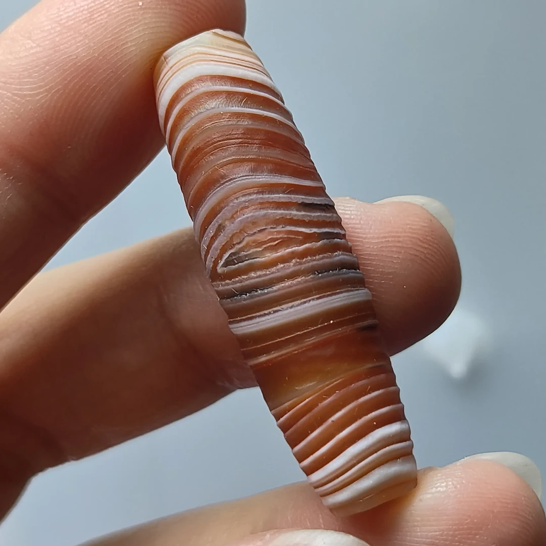 缠丝玛瑙带线条带眼睛37mm*11mm