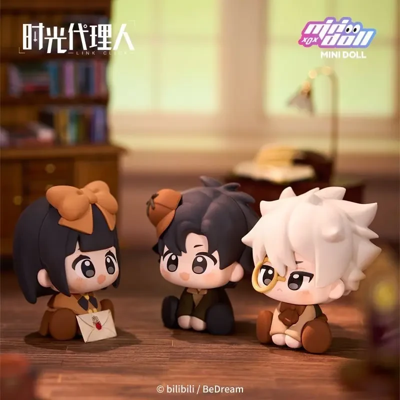 官方正品时光代理人英都学院系列盲盒坐姿软胶坐姿摆件