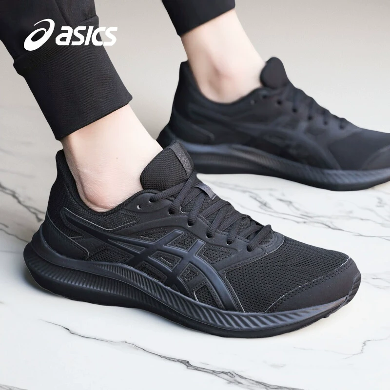ASICS/亚瑟士男鞋运动鞋2025秋季JOLT 4通勤休闲网面黑色运动鞋男