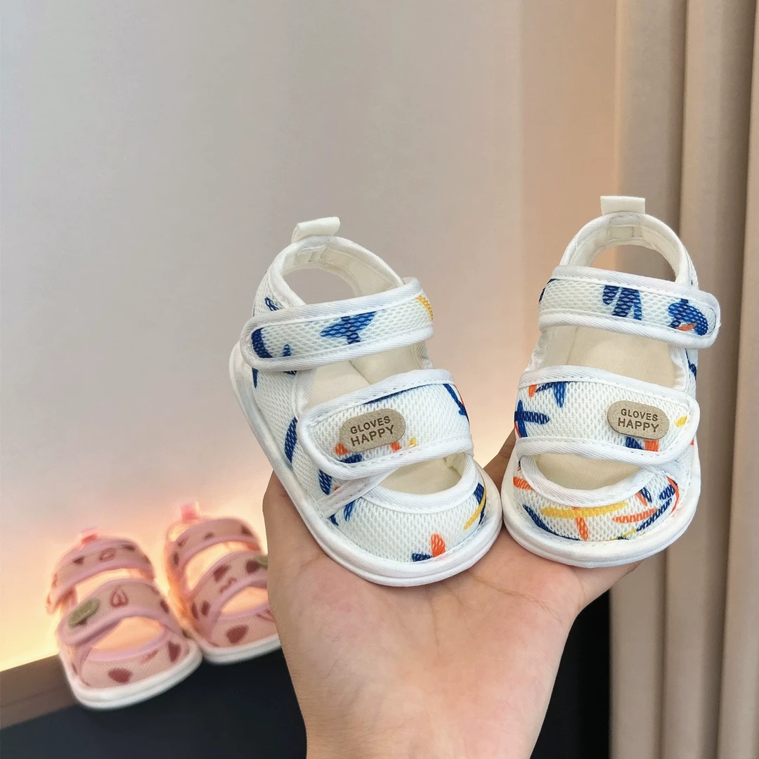 婴儿鞋凉鞋软底宝宝鞋男女学步鞋防滑不掉步前鞋包头夏季一岁