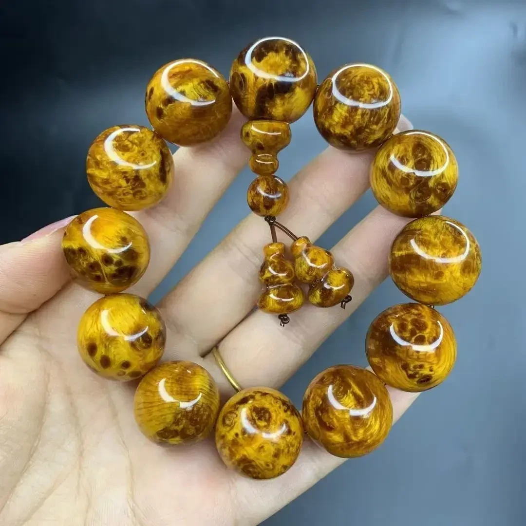 琥珀木全透光瘤疤料2.0单圈