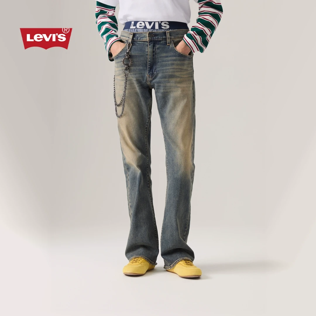 【商场同款】Levi's李维斯25年夏季新款男士修身靴形牛仔裤00517