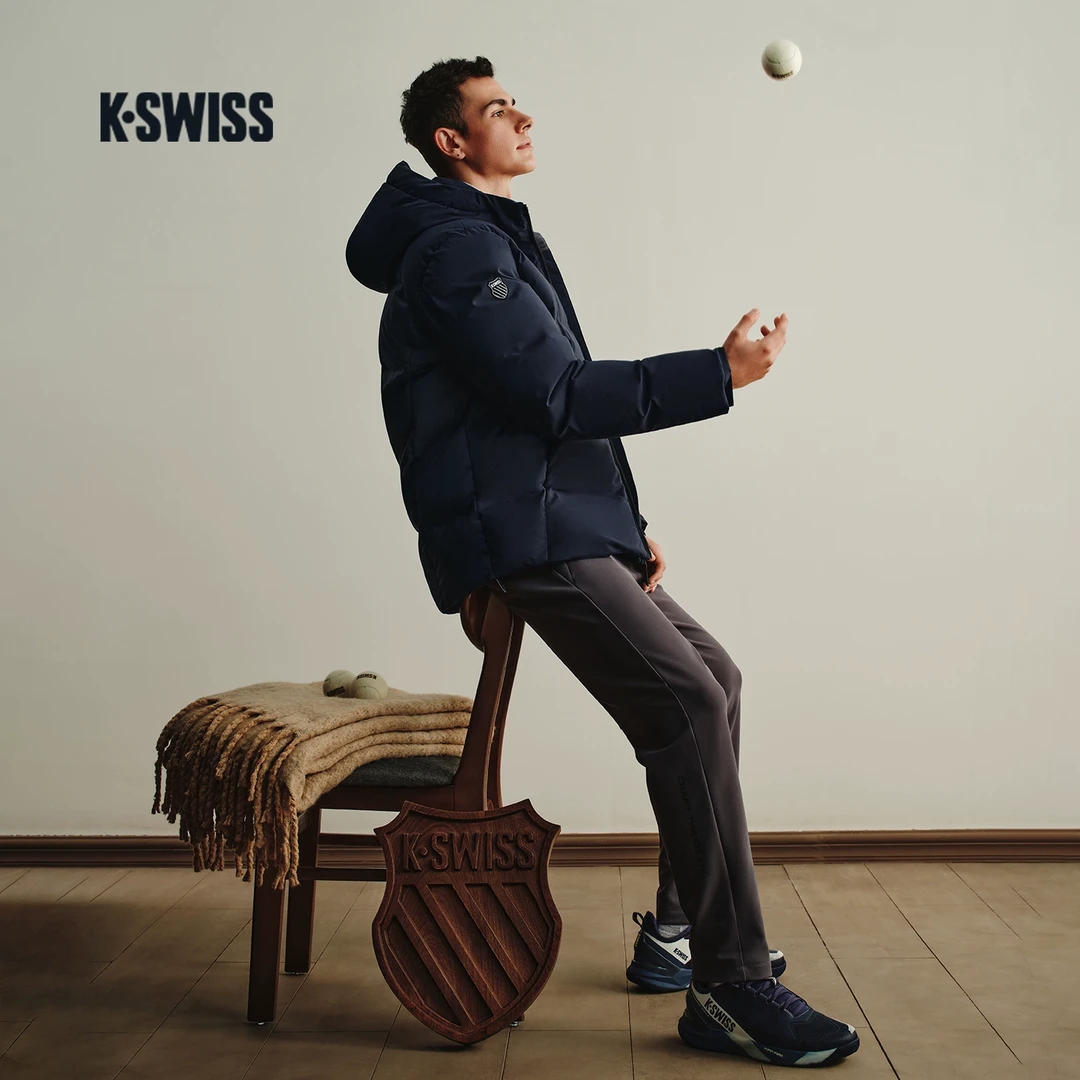 KSWISS盖世威羽绒服男 25冬季新款百搭简约时尚保暖上衣1012030