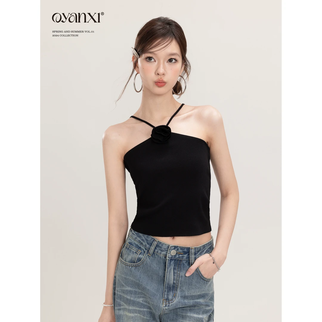 【OYANXI！清清！】《性感玫瑰》夏季修身背心吊带CC-26029吊带