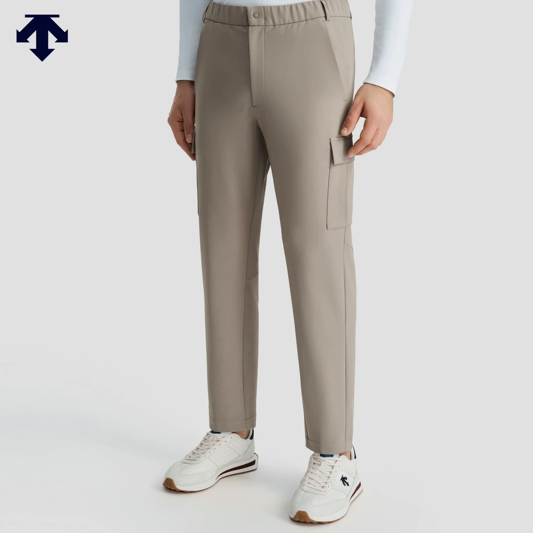 DESCENTE迪桑特ESSENTIAL男士防泼水梭织运动长裤新品 D5191EPT50