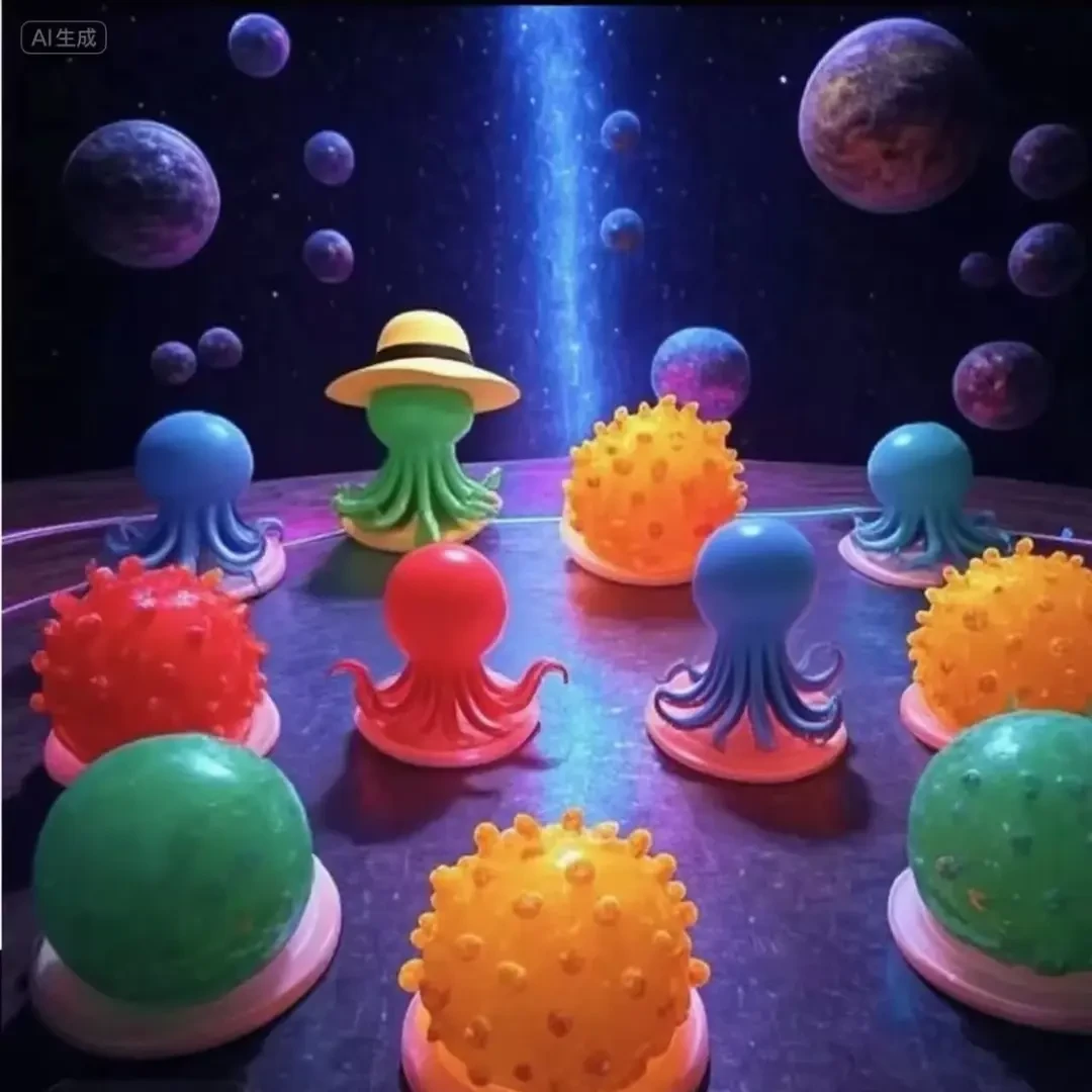 【大战八爪鱼大合集】八爪鱼道具球帽创意玩具ins小玩具