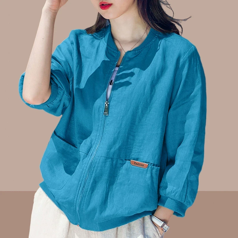 防晒衣女2025夏季新款户外透气薄款防晒服休闲开衫小个子短款外套