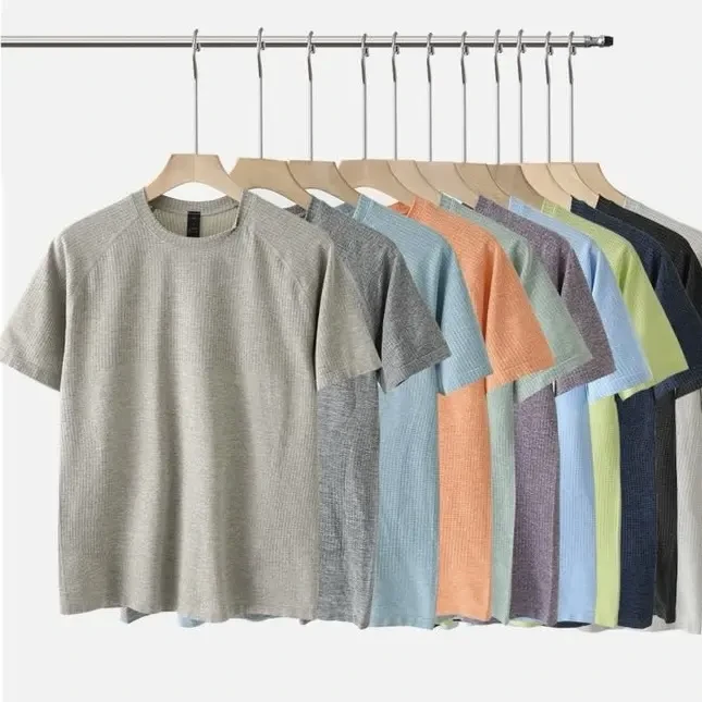 25新款都市休闲健身跑步运动速干高弹力T恤男女户外百搭宽松圆领T