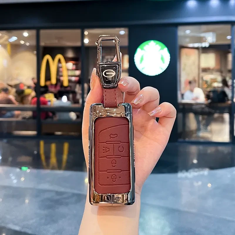 广汽传祺gs4钥匙套m8宗师m6pro传奇gs8影豹es9影酷gs4plus车壳扣