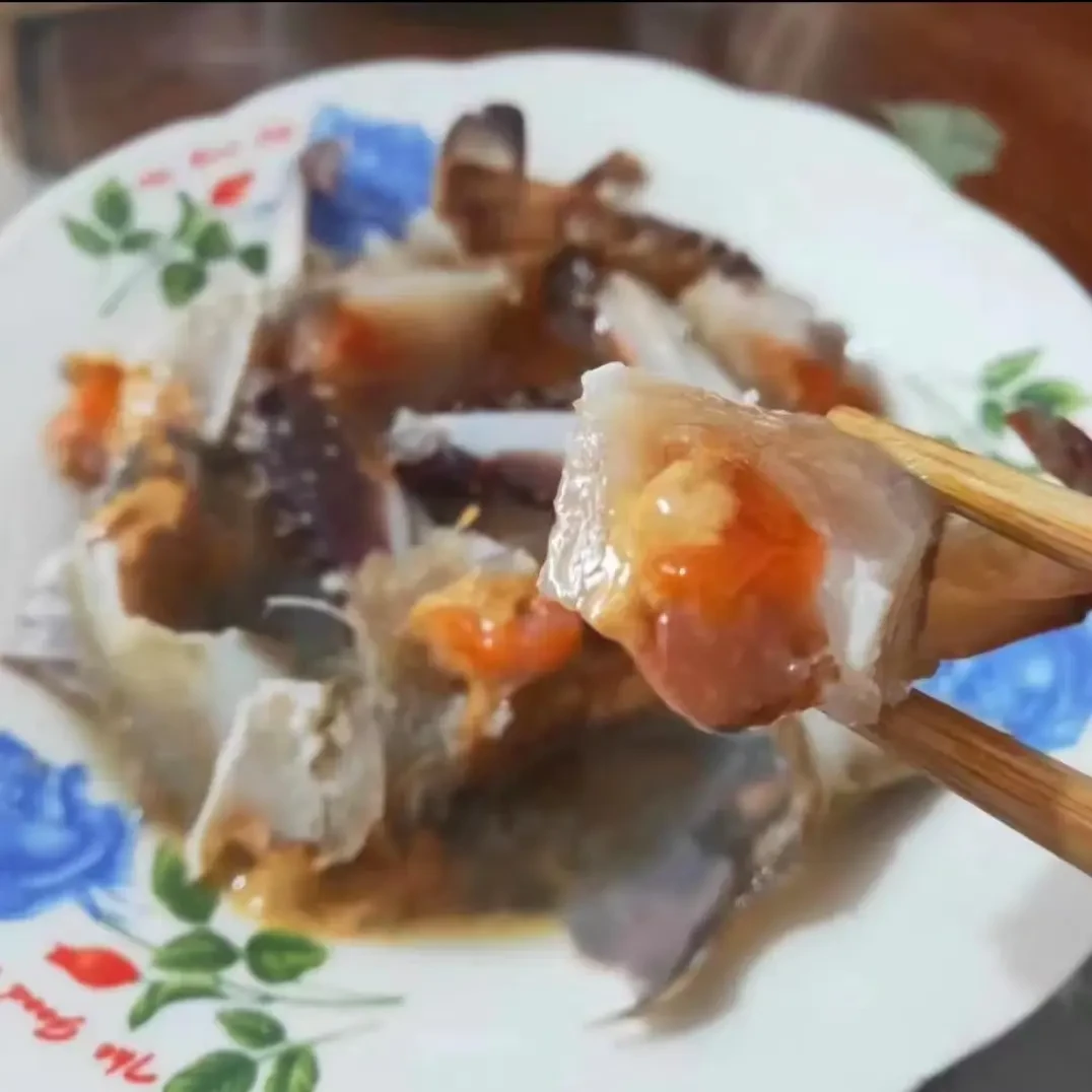 【阿儿海鲜】小红膏呛蟹3-4两/只 江浙沪包邮收到冷冻保存生吃