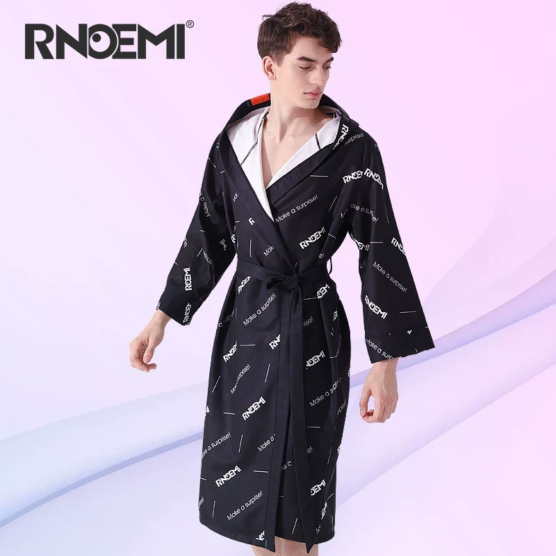 RNOEMI 游泳速干斗篷浴巾吸水浴袍运动毛巾吸水快干温泉斗篷男