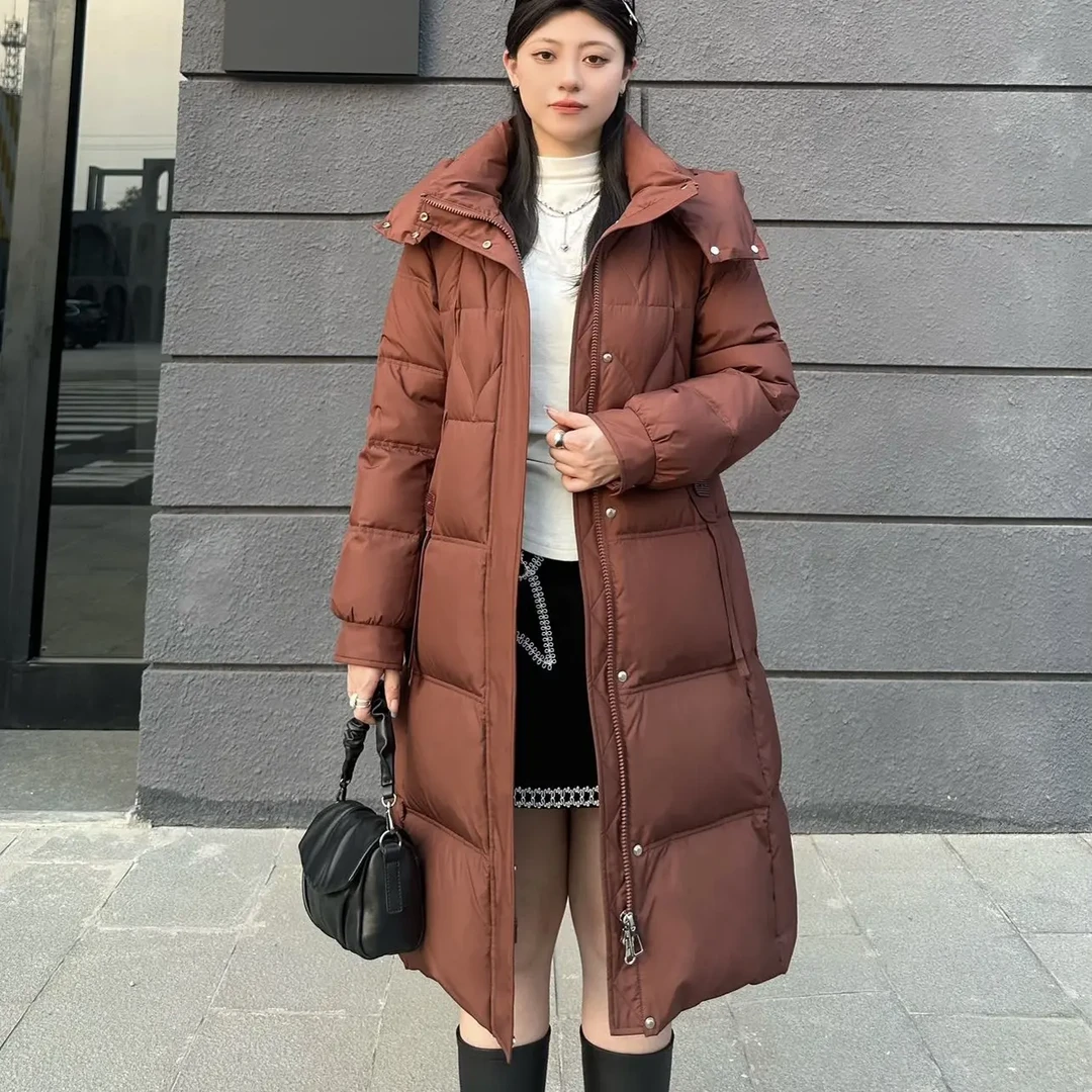 包袖中长款保暖女拼接长款森系长袖优等品