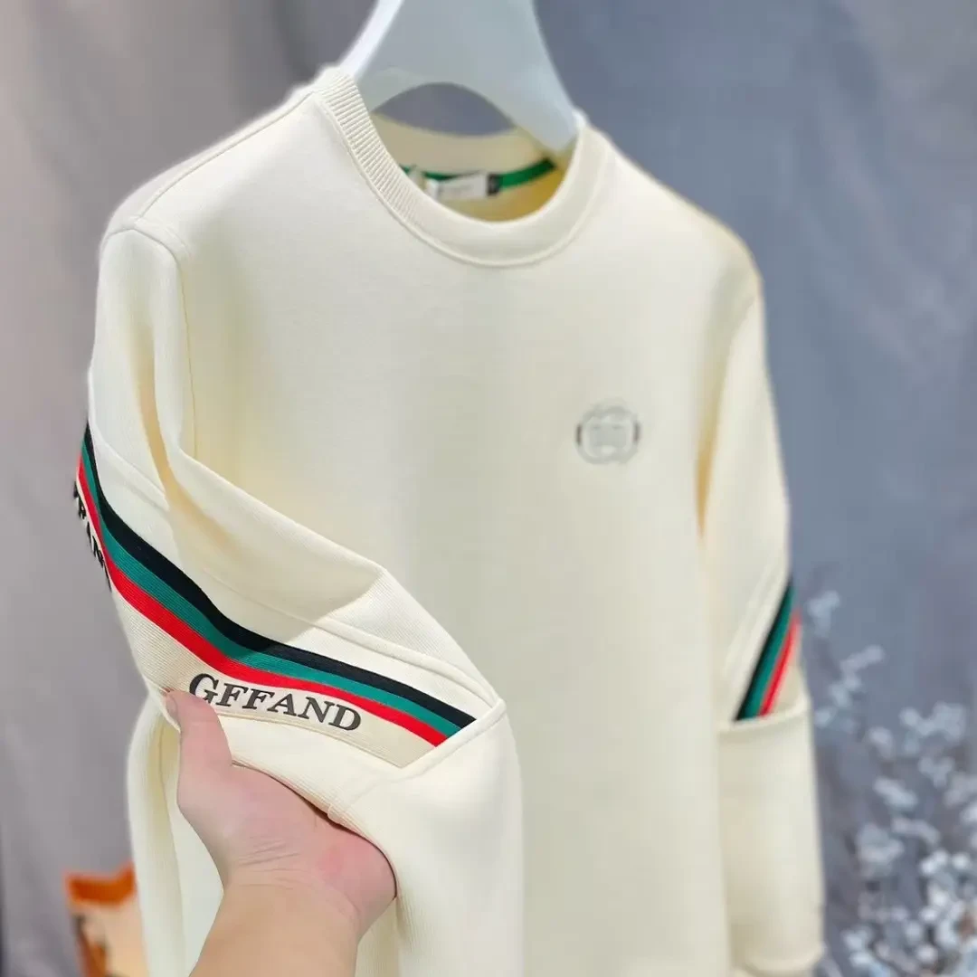 5307常规款不起球3D图案圆领卫衣套头休闲时尚套装