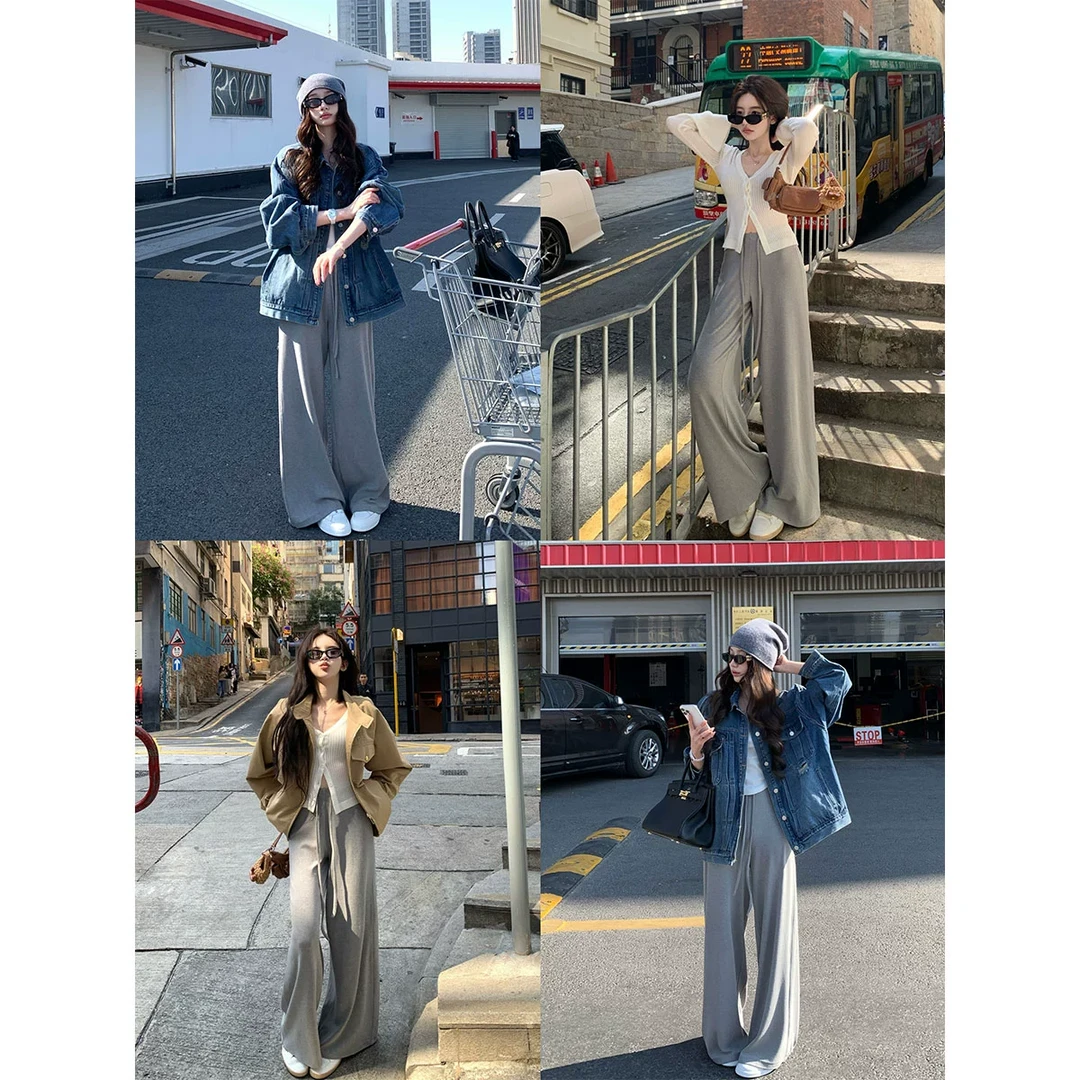 【面膜裤】又软又垂！穿一次就会爱的抽绳阔腿裤 NN2501016