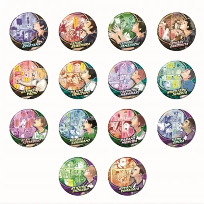 排球少年819系列吧唧收藏动漫周边盲盒默认代拆
