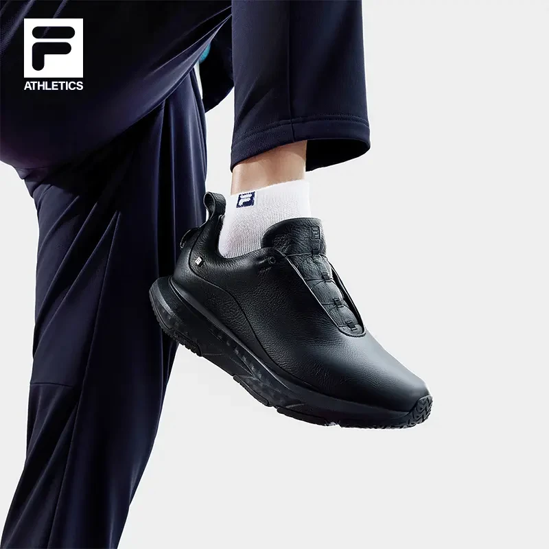 Fila/斐乐【皮面跃动2箐英版】24冬款舒适商务男运动鞋A12M411126
