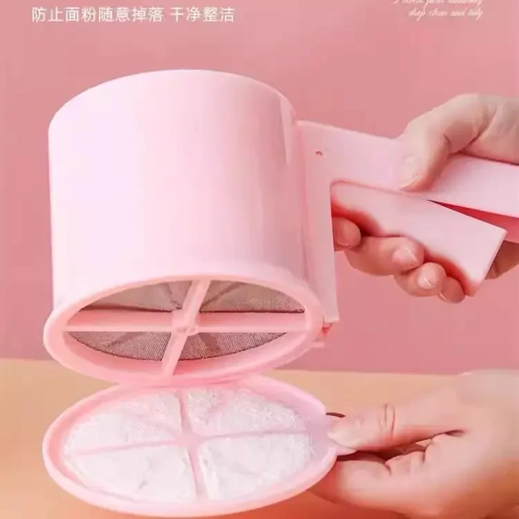 面粉半自动筛网杯式过滤手持家用烘焙不锈钢筛子过滤网超细工具