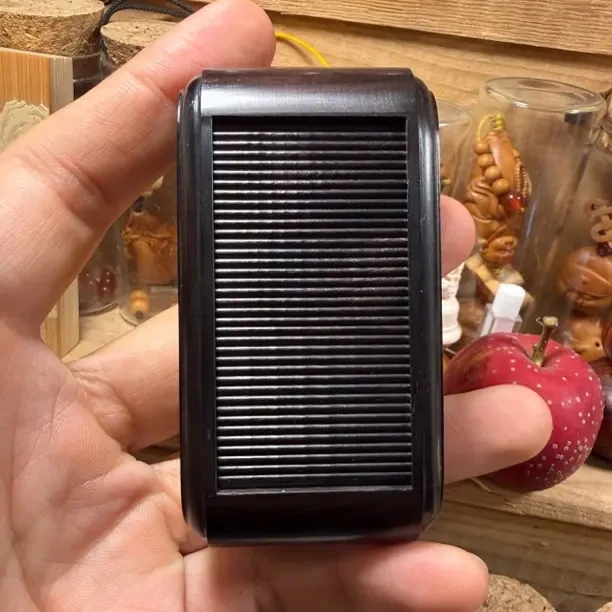 双格卷帘门竹蛉盒海派虫具鸣虫用具内嵌黄杨木86*42X26