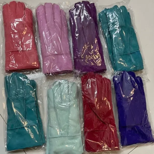 秋冬男女款五指加绒加厚保暖手套