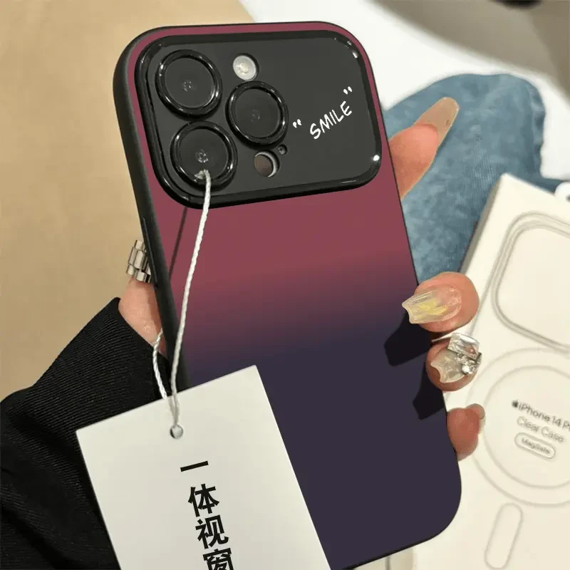 高级感渐变适用苹果16手机壳个性iPhone15promax硅胶防摔14创意13