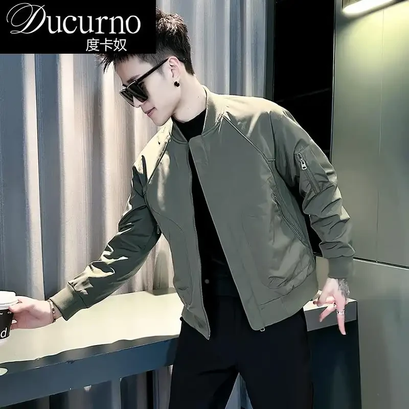 潮牌工装外套男春秋季休闲棒球服男款夹克衫新款男士春装上衣薄款