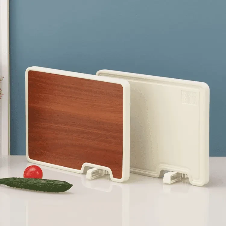【厨房好物】可立式双面菜板木防霉多功能菜板二合一带磨刀烹饪用品