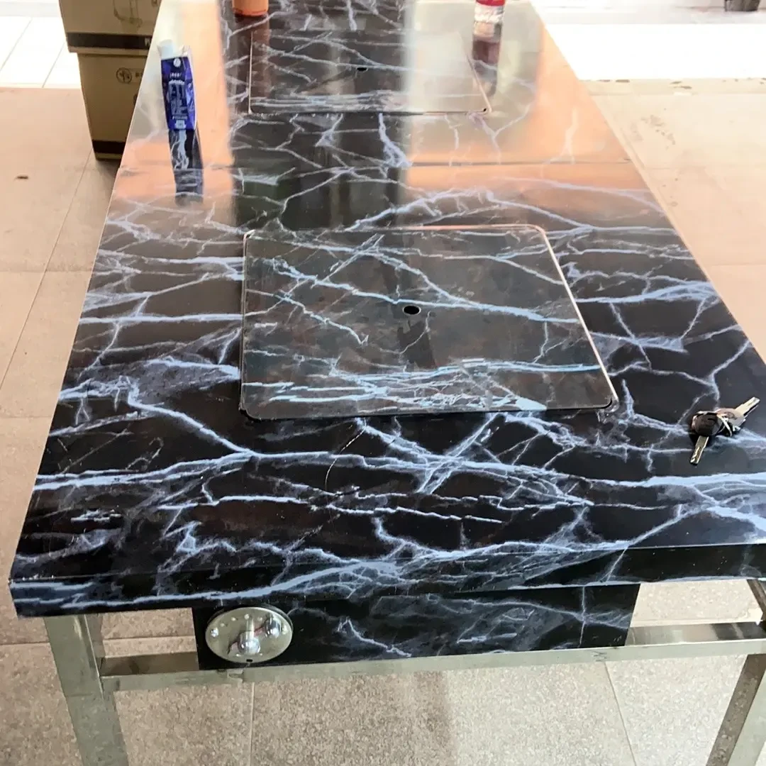 多场景适用无烟自助烧烤桌不锈钢材质家用商用户外庭院可用