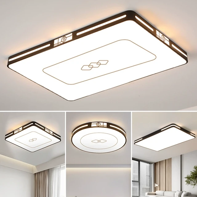 现代简约大气客厅大灯吸顶灯主卧室吊灯具大屋套餐组合三室两厅