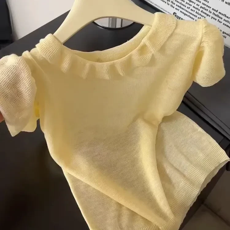 2025年夏季新款时尚百搭圆领大码短袖T恤女高级感打底衫上衣潮
