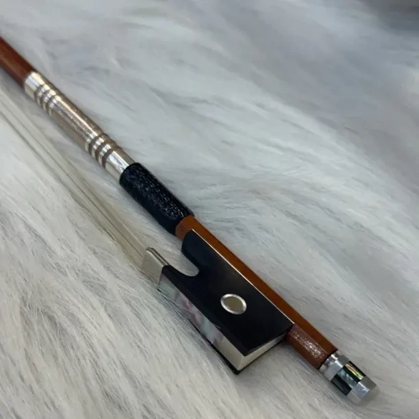 《宁静》天然苏木马尾毛小提琴弓 硬度高弹性好