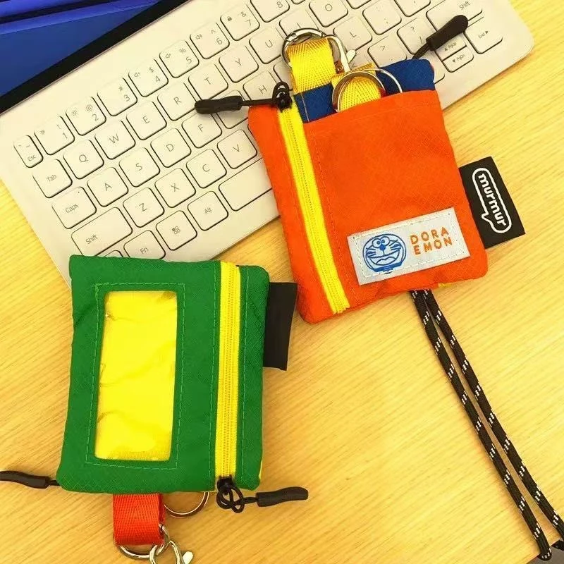 卡通可爱学生卡套钥匙包身份证保护套饭卡校卡挂脖零钱包收纳卡包