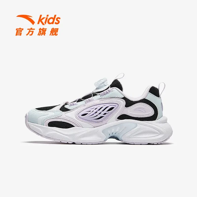 星游安踏儿童女中大童显高软弹跑鞋2025新款女孩跑步鞋322528801