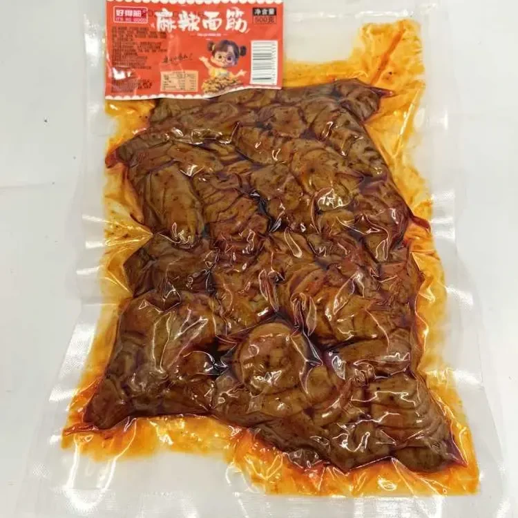 香辣麻辣面筋小葱圈烧烤风味零食辣条开袋即食追剧必备面筋圈休闲