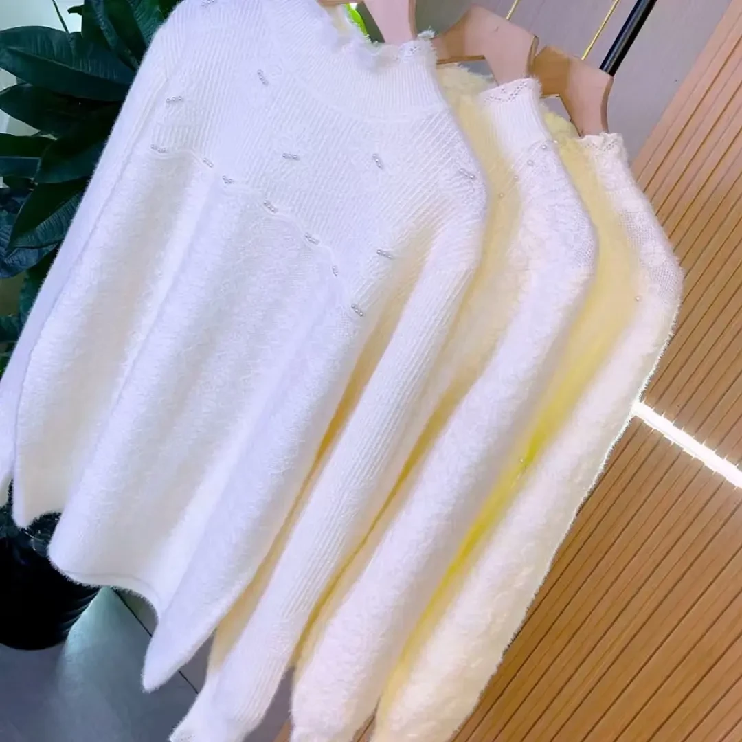 常规春季标准长袖常规款毛针织衫时尚打底加厚套头