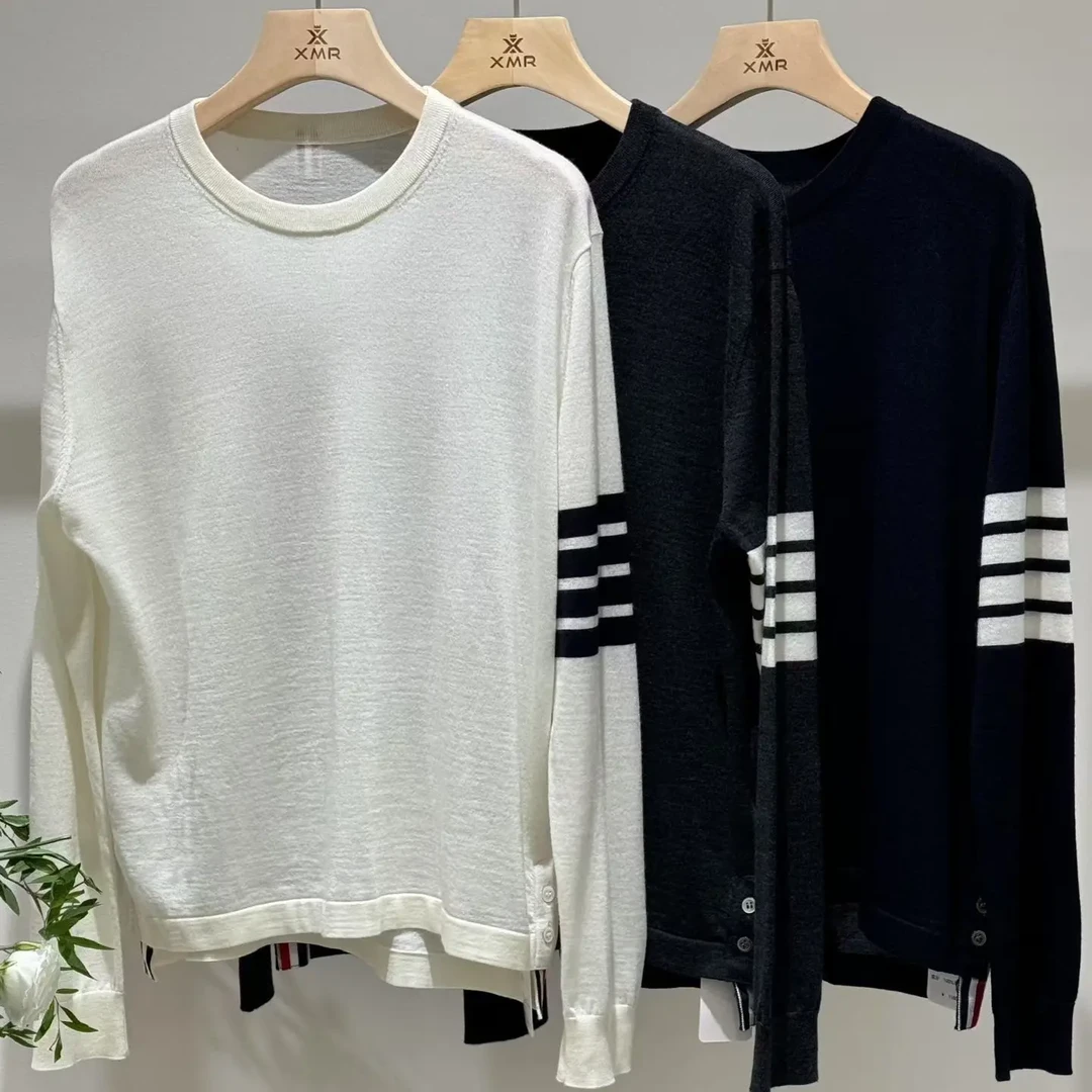 春秋圆领套头针织衫女内搭打底衫百搭休闲毛衣