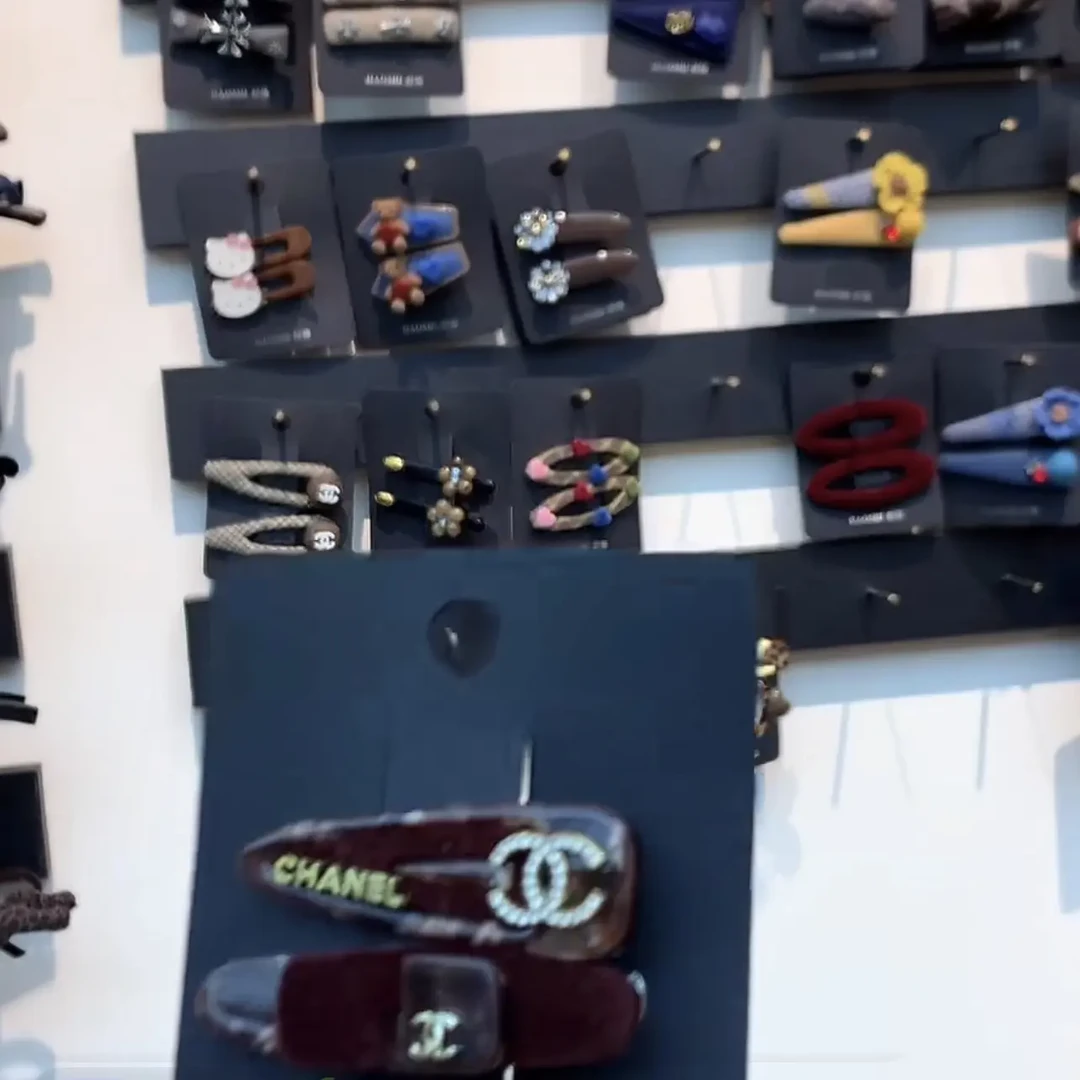 秋冬丝绒珍珠发夹女侧边刘海夹后脑勺气质百搭发卡一字夹发饰