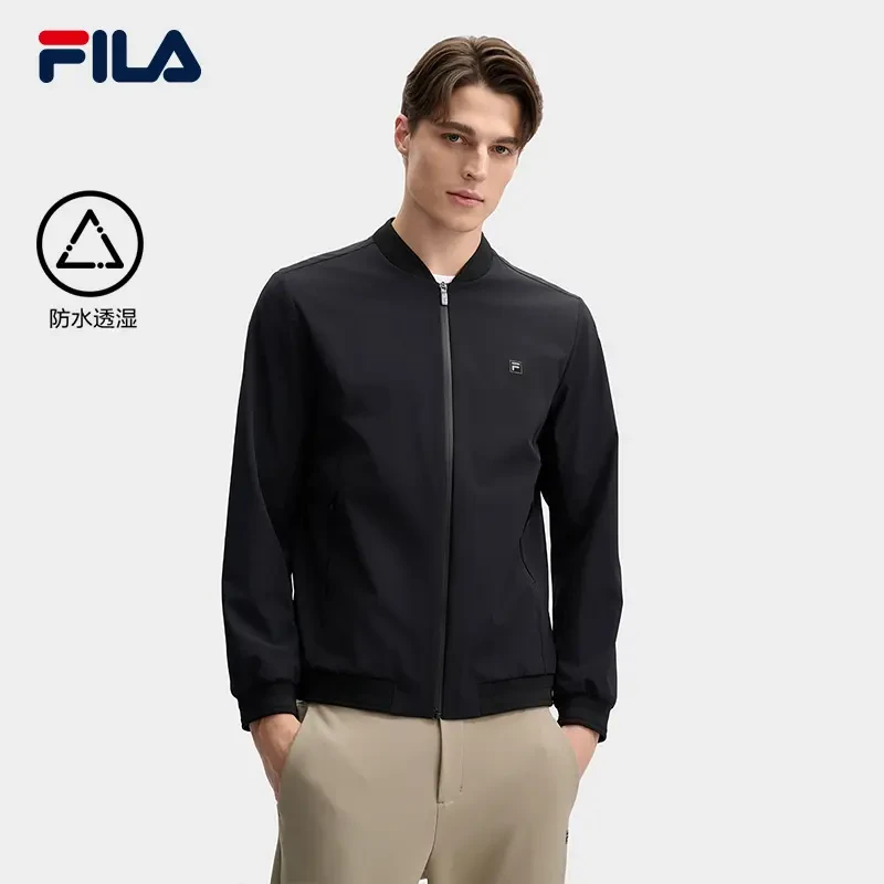 Fila/斐乐男子春【防水透湿】休闲运动梭织外套F11M513705F