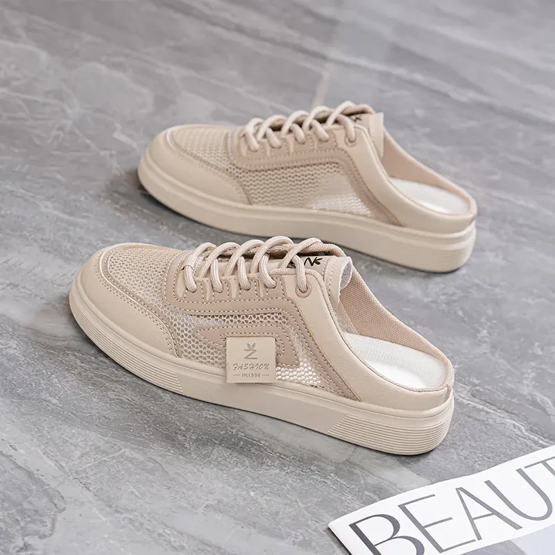 品牌撤柜踩屎感超软底女鞋外穿孕妇凉拖鞋一脚蹬包头半拖运动鞋女