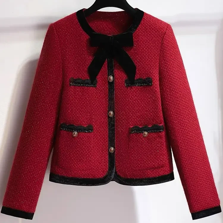 【751-800毛呢短外套】女毛呢外套部分微瑕介意勿拍小香风气质时尚