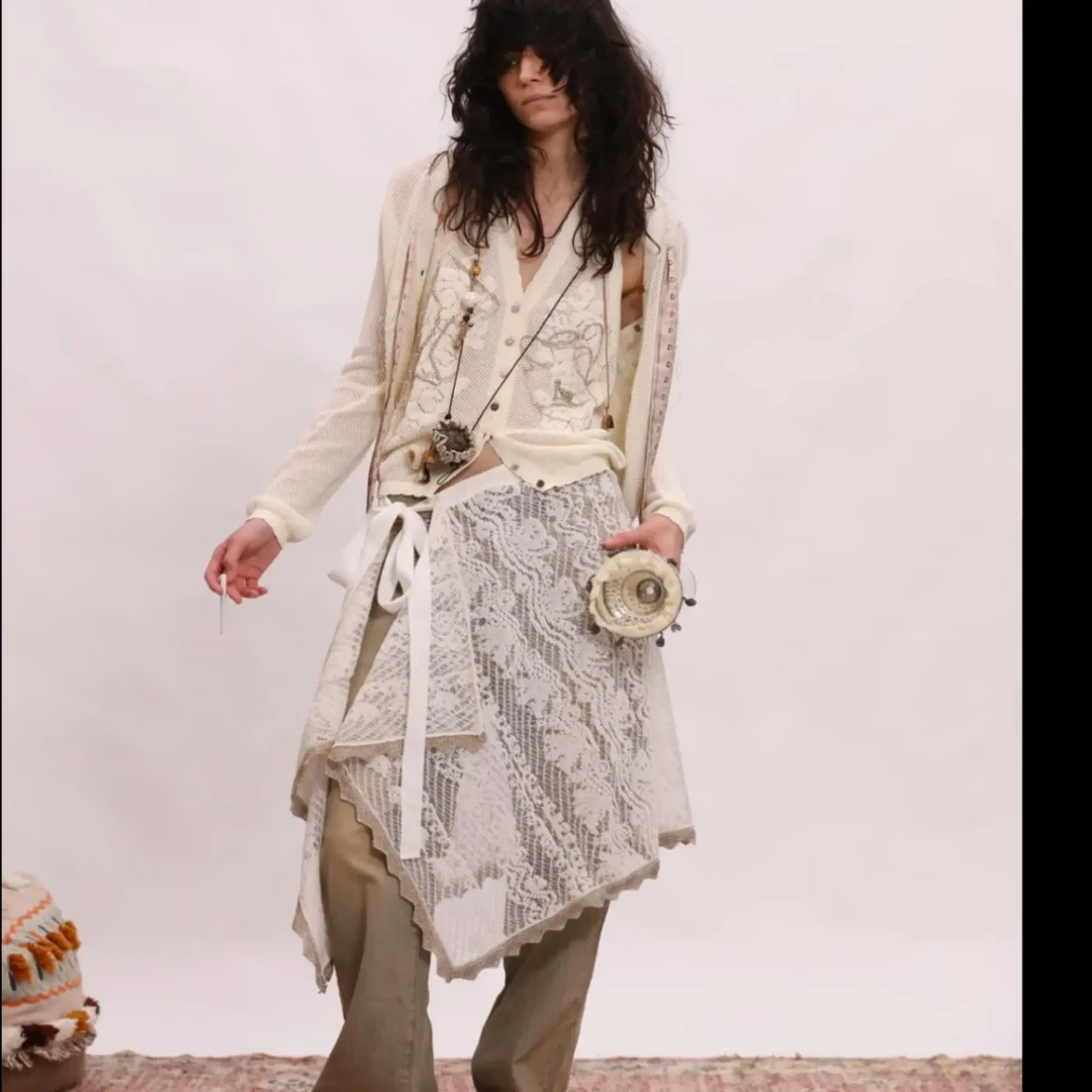 shelle干杯吧钩花外套