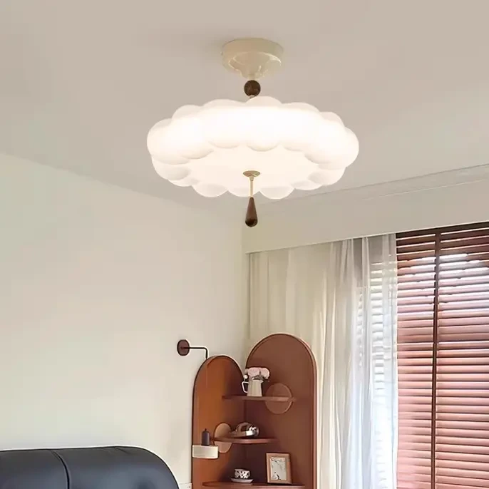 2025年新款奶油风灯具儿童房男孩女孩房间南瓜云朵卧室主卧吸顶灯